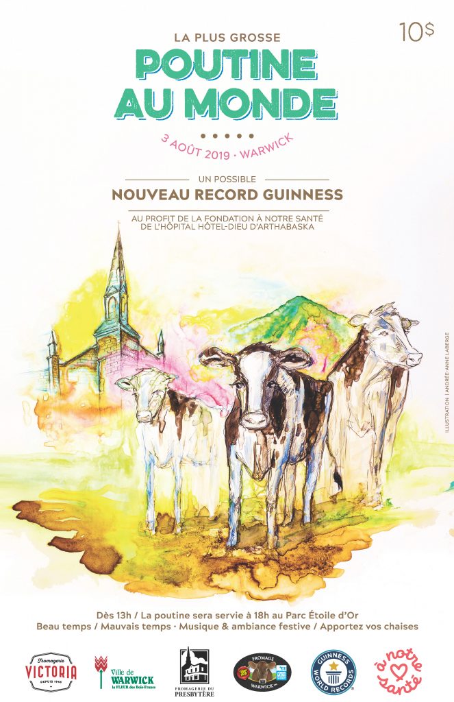 La plus grosse poutine au monde à Warwick! Warwick